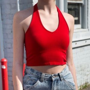 Brandy Melville Red Halter Top